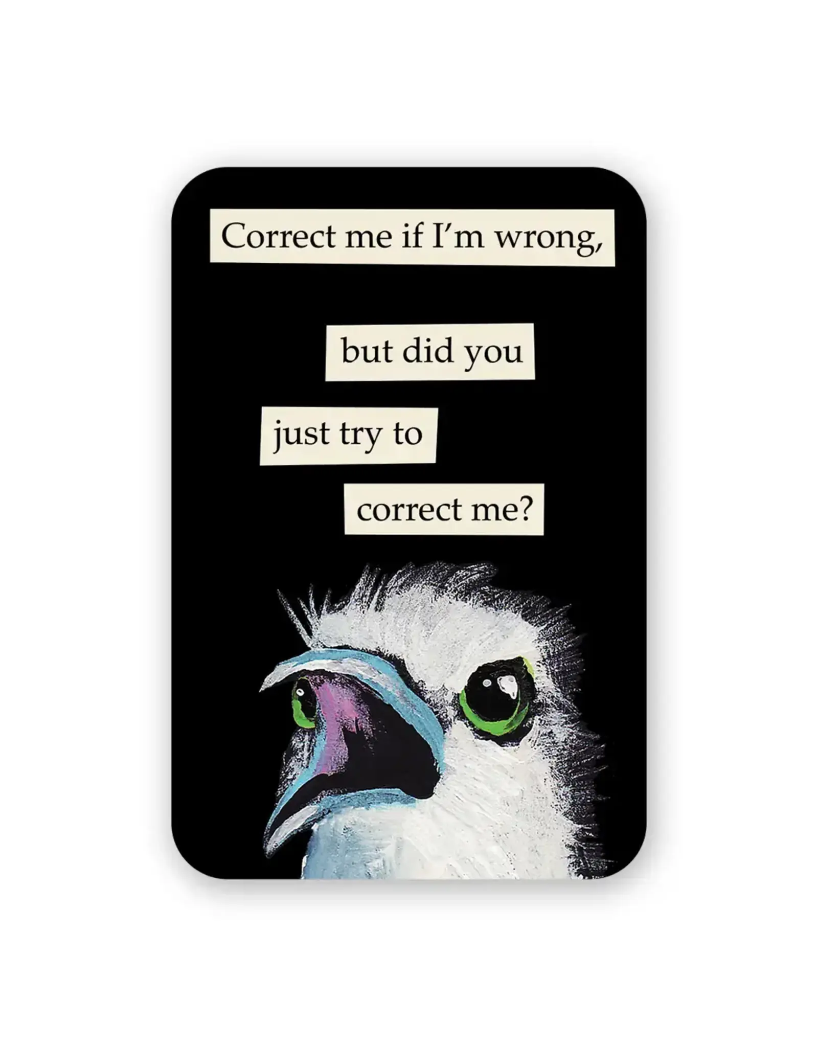 Correct Me Sticker