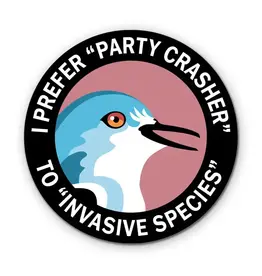 Trade roots I prefer Party Crasher Round Vinyl Sticker