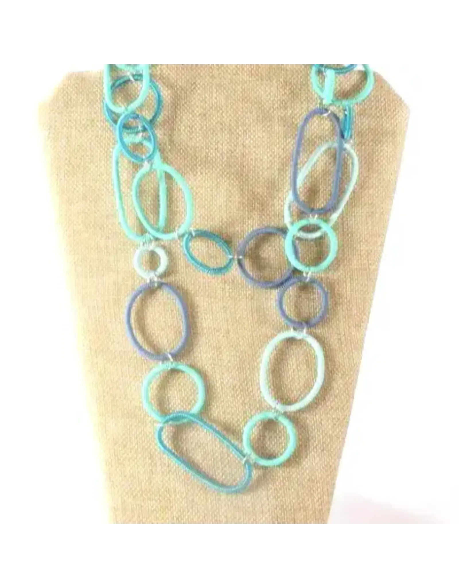 Ring Necklace Long| Marine