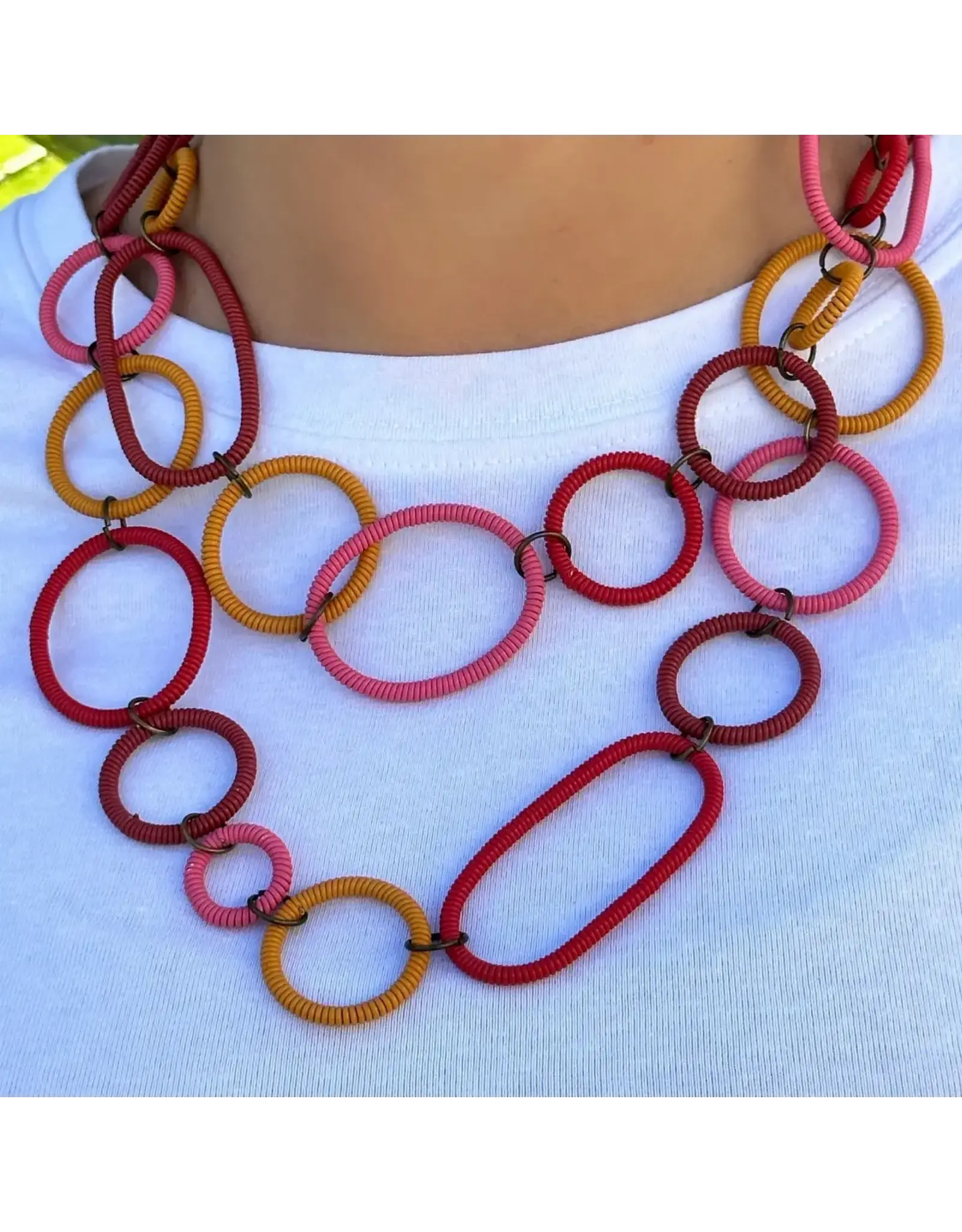 Ring Necklace Long | Honeysuckle