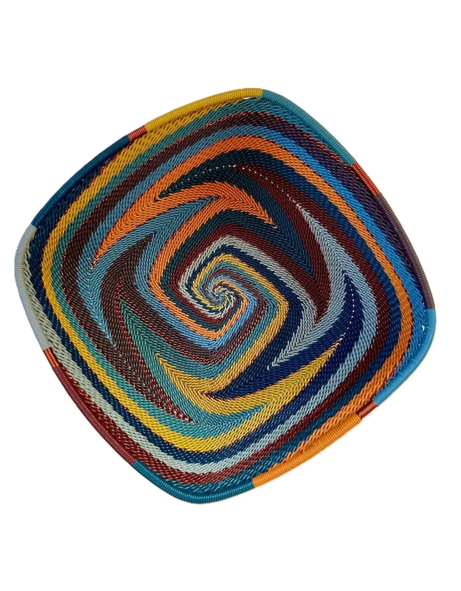 Telephone Wire Medium Square Bowl - Cove