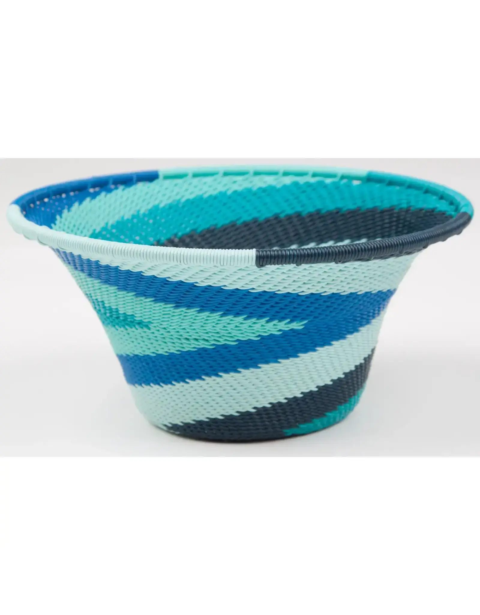 South Africa, Telephone Wire Cone Bowl  African Ocean