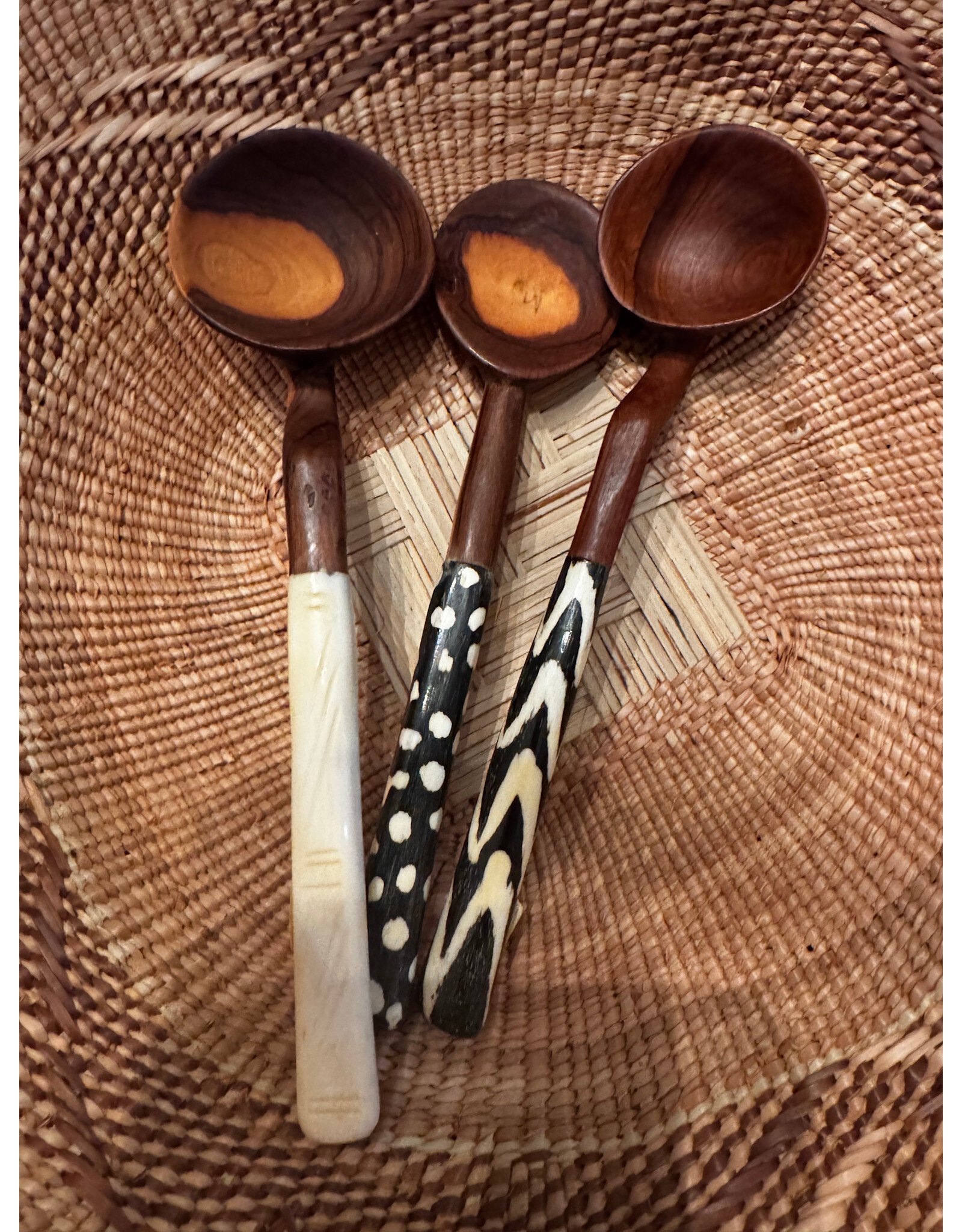 Olive Wood Spoons, 7", Kenya