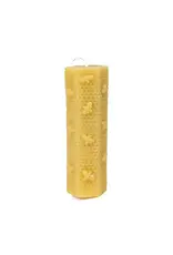 Hexagon Pillar Beeswax Candle