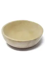 Hand Carved 6″ Elube Bowl  Natural Light