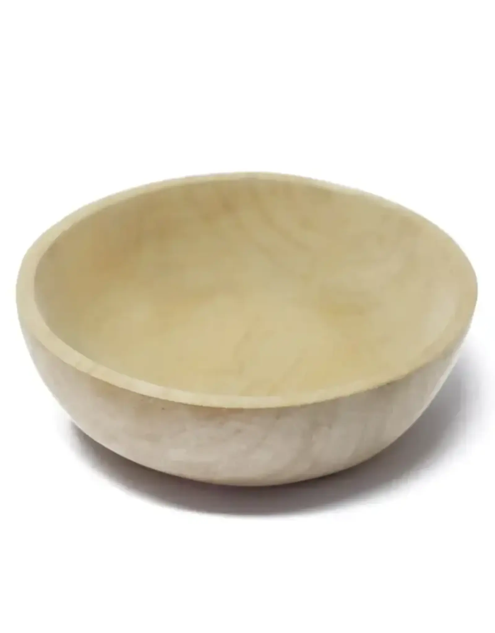 Hand Carved 6″ Elube Bowl  Natural Light, Rwanda