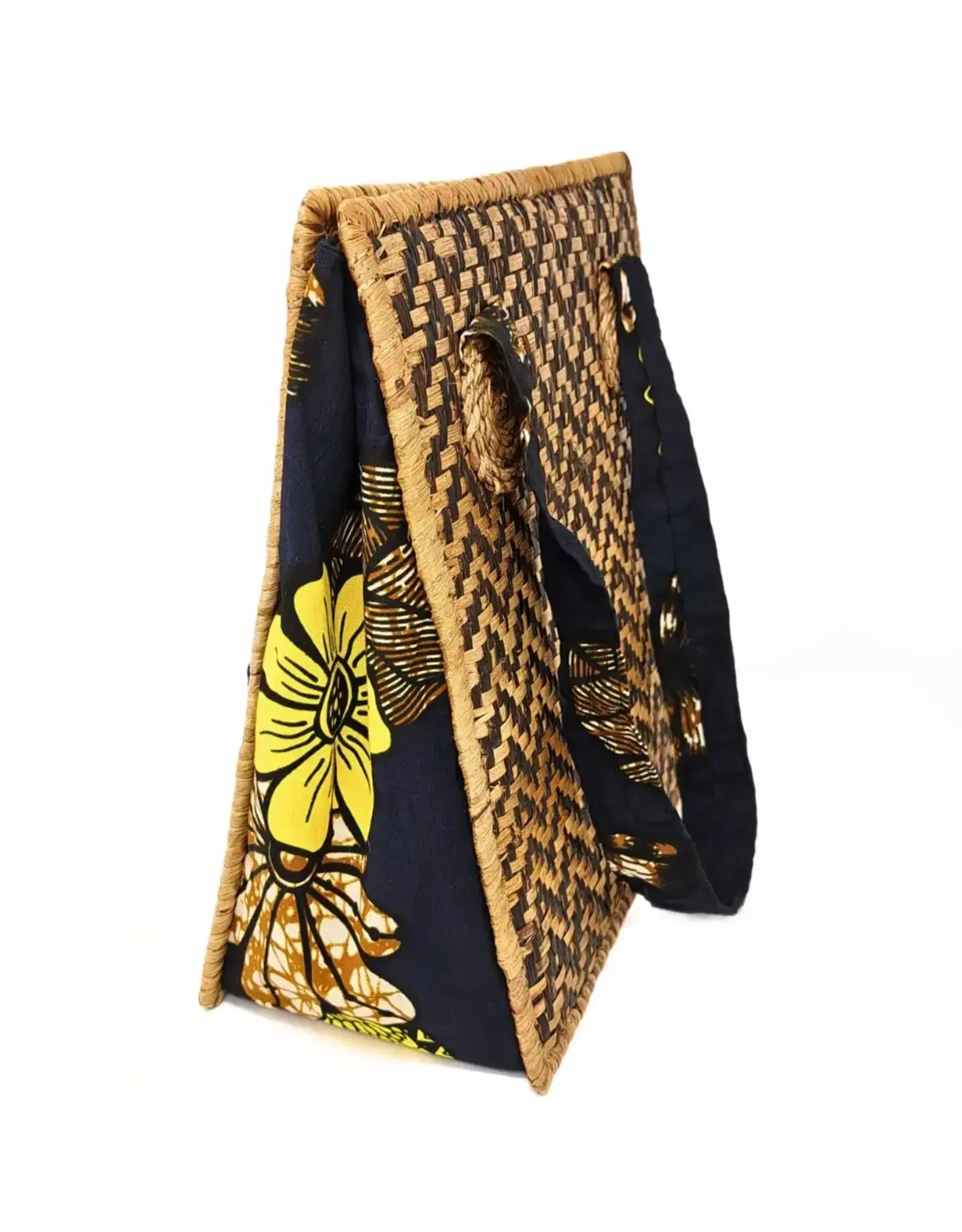 Trade roots Banana Panel Pop Up Tote, Multiple Colors, Rwanda