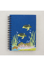 Trade roots Large Notebook, Mr. Ellies Pooh, Sri Lanka Turtle Dark Blue