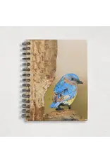 Trade roots Large Notebook, Mr. Ellies Pooh, Sri Lanka Blue Fronted Red Start