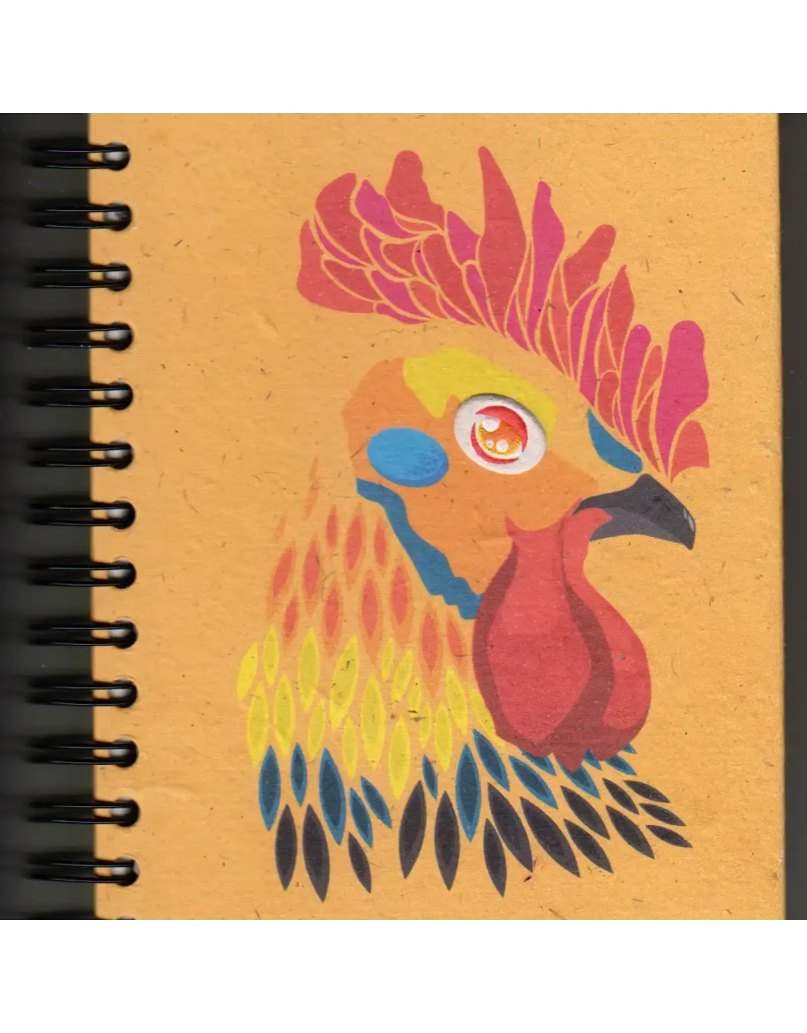 Trade roots Large Notebook, Mr. Ellies Pooh, Sri Lanka Rooster
