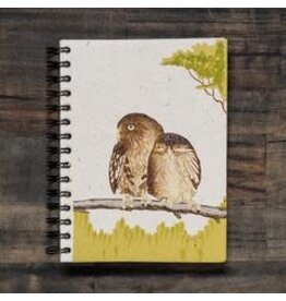 Trade roots Large Notebook, Mr. Ellies Pooh, Sri Lanka Owl