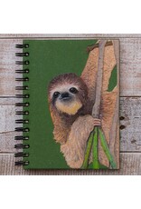 Trade roots Large Notebook, Mr. Ellies Pooh, Sri Lanka Three-Toed Sloth