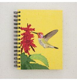 Trade roots Large Notebook, Mr. Ellies Pooh, Sri Lanka Hummingbird