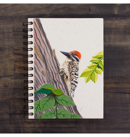 Trade roots Large Notebook, Mr. Ellies Pooh, Sri Lanka Woodpecker
