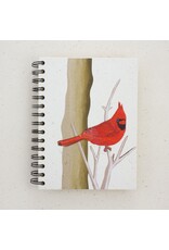 Trade roots Large Notebook, Mr. Ellies Pooh, Sri Lanka Cardinal