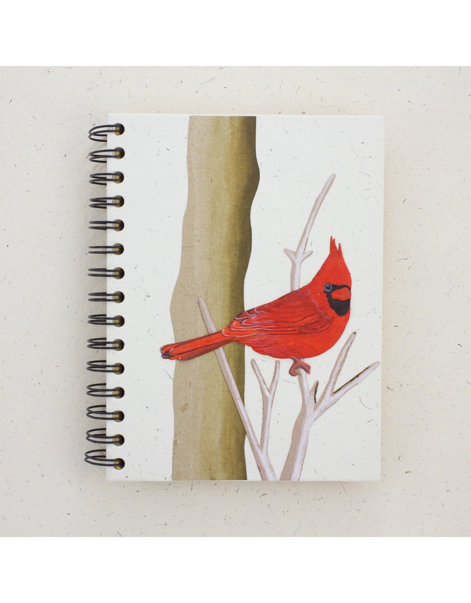 Trade roots Large Notebook, Mr. Ellies Pooh, Sri Lanka Cardinal