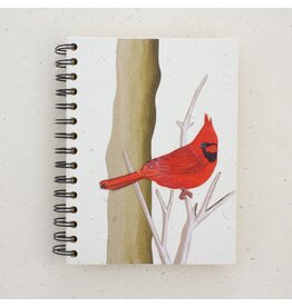 Trade roots Large Notebook, Mr. Ellies Pooh, Sri Lanka Cardinal