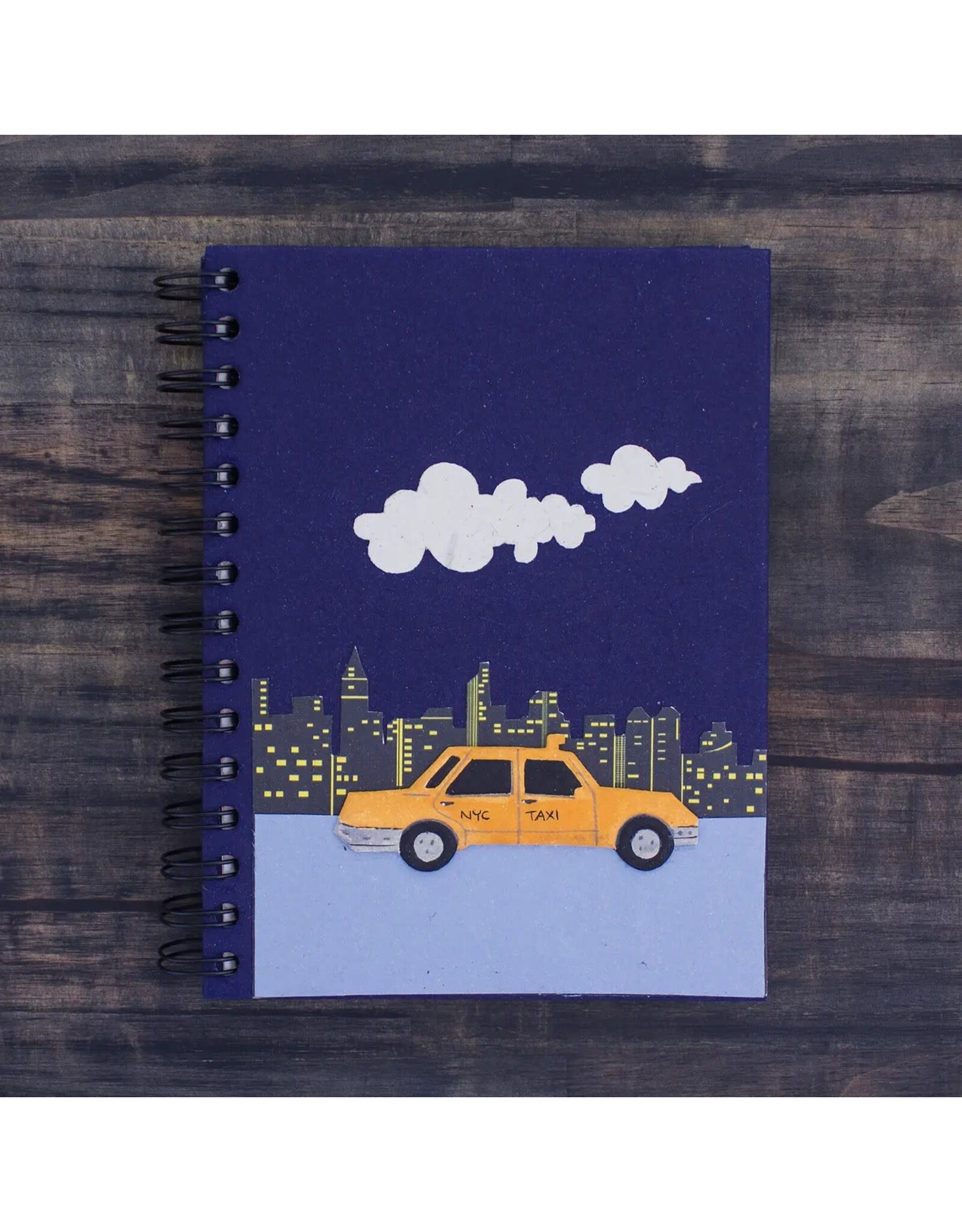 Trade roots Large Notebook, Mr. Ellies Pooh, Sri Lanka Taxi