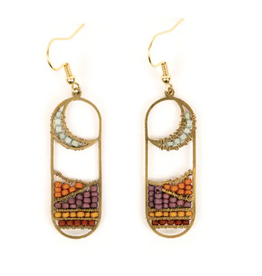 Altiplano Moonview Earrings Sunset, Guatemala