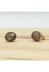 Rose Quartz Studs, India