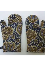 Trade roots Oven Mitts Pair Pumpkin Flower