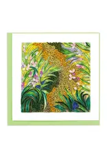 The Path Through The Irises Artist Series Quilling Card