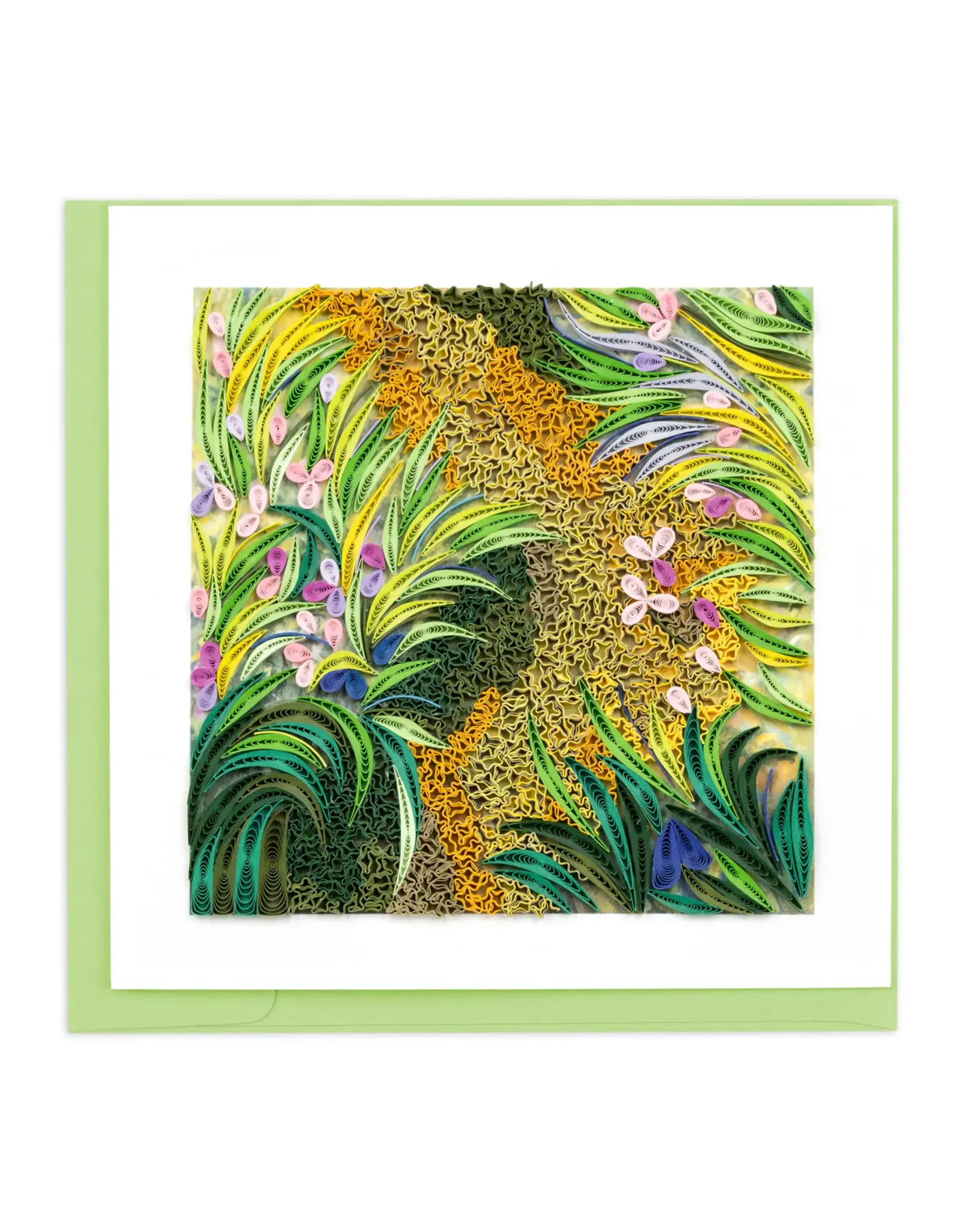 The Path Through The Irises Artist Series Quilling Card
