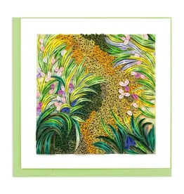 The Path Through The Irises Artist Series Quilling Card