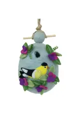 Sweet Pea Goldfinch Birdhouse