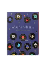 Vinyl Birthday Card