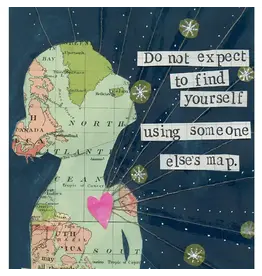 Someone Else's Map Support Greeting Card