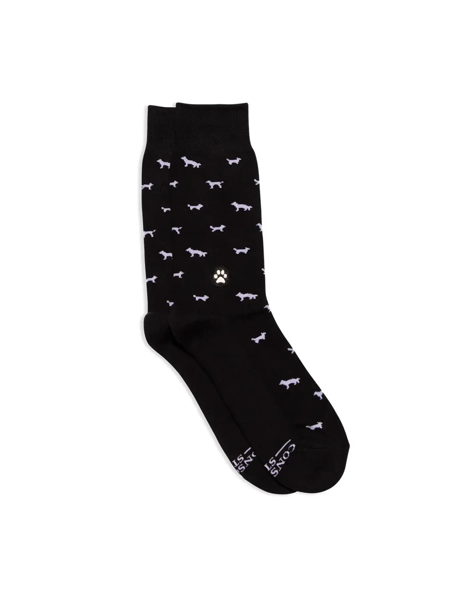 Trade roots Socks that Save Dogs, Black