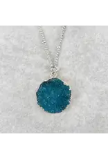 Chattan Geode Pendant Necklace, India