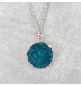 Chattan Geode Pendant Necklace, India