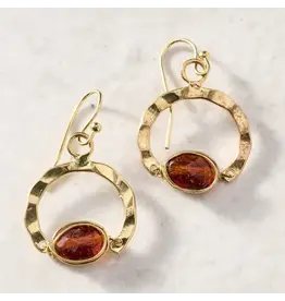 Dekhana Glass Bead Earrings, India