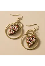 Duniya Embroidered Bead Drop Earrings, India