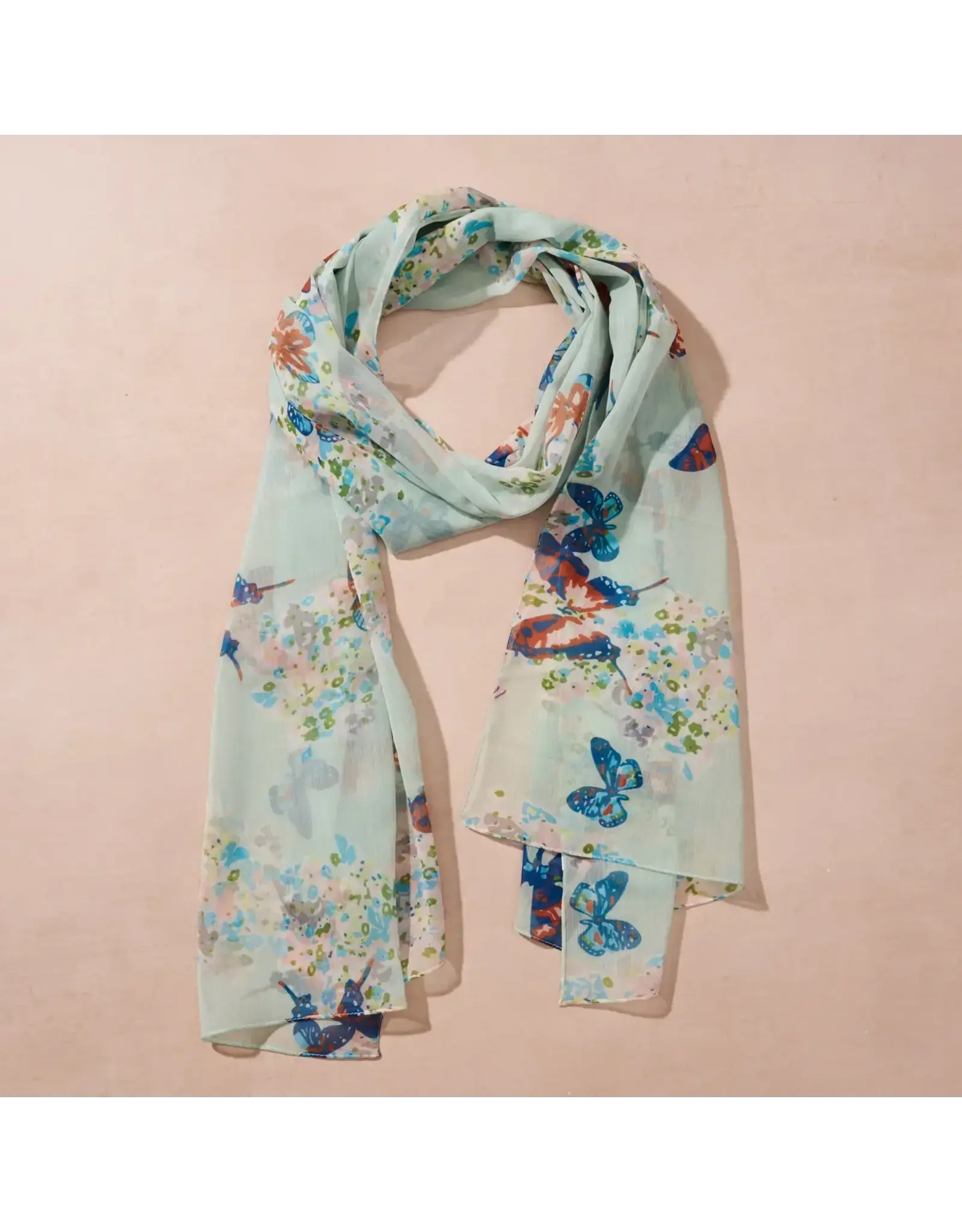 Butterfly Chiffon Scarf, India