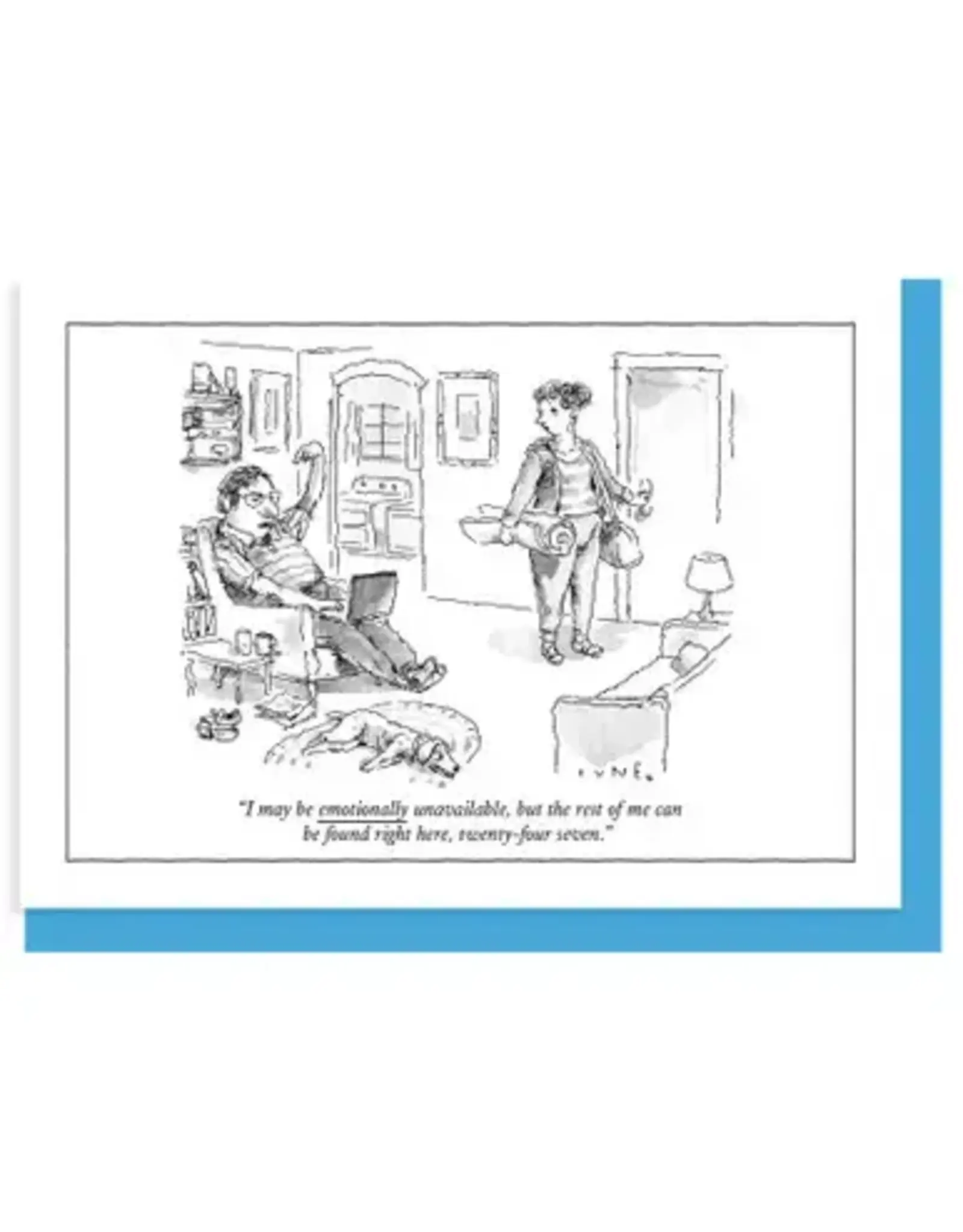 Emotionally Unavailable New Yorker Card