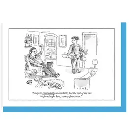 Emotionally Unavailable New Yorker Card