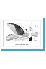 Whale at the Bar New Yorker Card