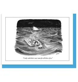 Room For All 3 of Us - New Yorker Cartoon Card - NYC446