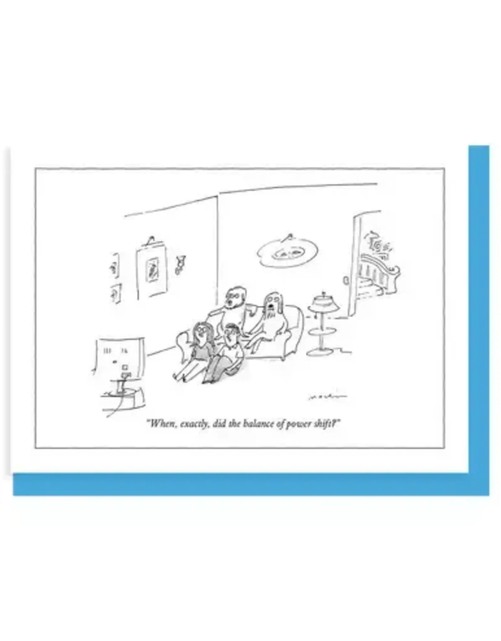 Balance of Power - New Yorker Cartoon Card -