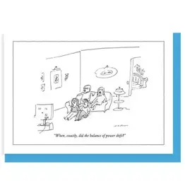 Balance of Power - New Yorker Cartoon Card -