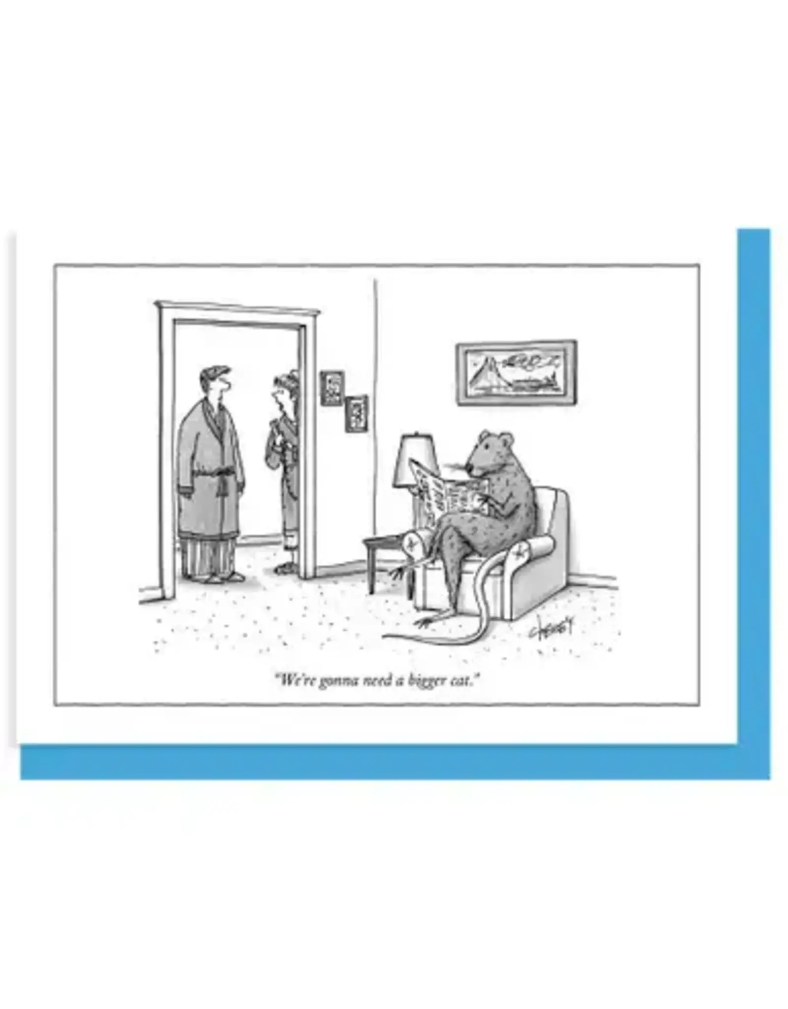 Bigger Cat New Yorker Card