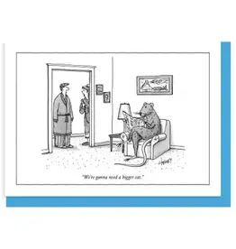 Bigger Cat New Yorker Card