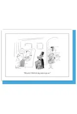 The Dog Wants To Go Out - New Yorker Cartoon Card