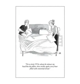 Head Hits The Pillow Card