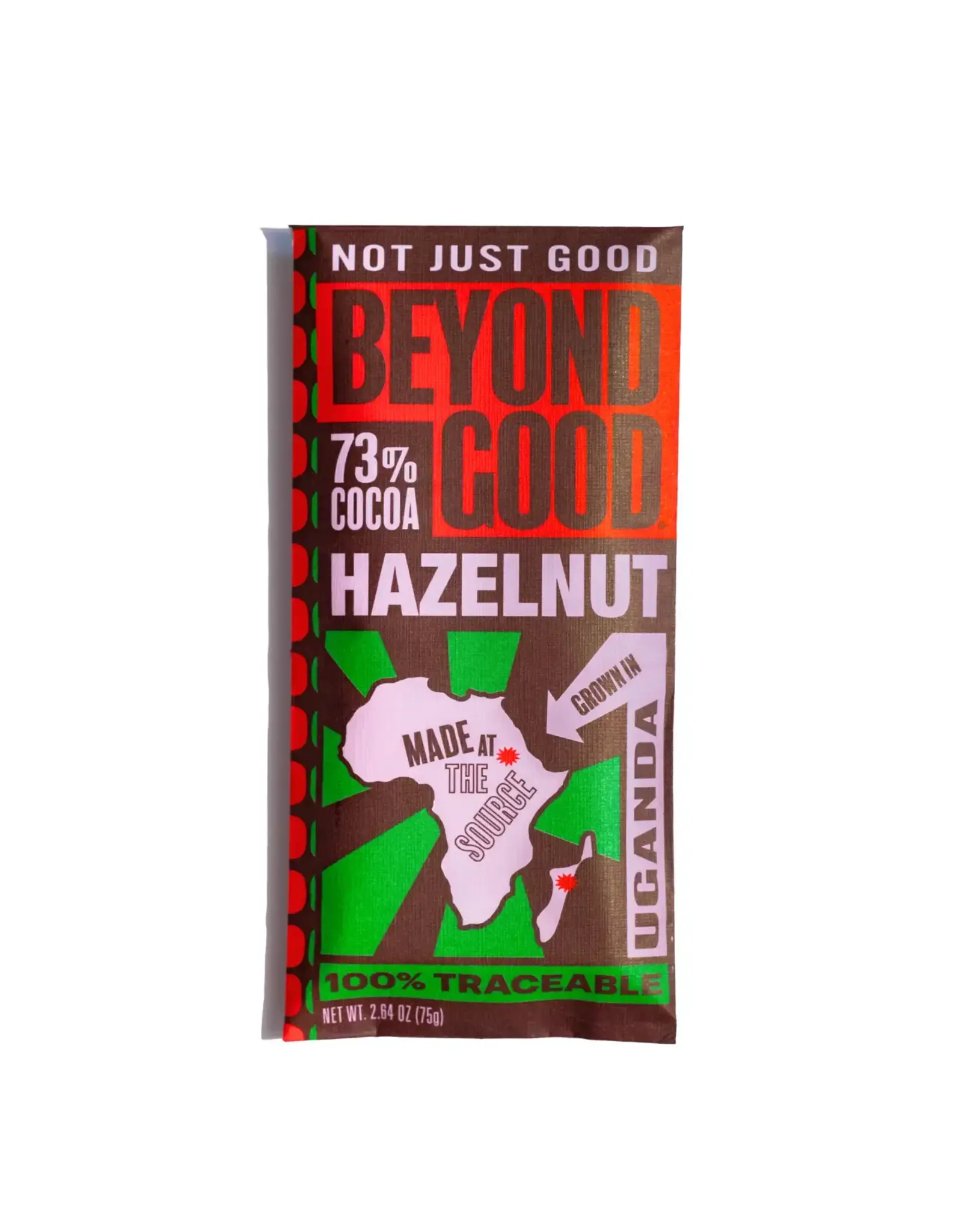73% Hazelnut Dark Chocolate, Uganda