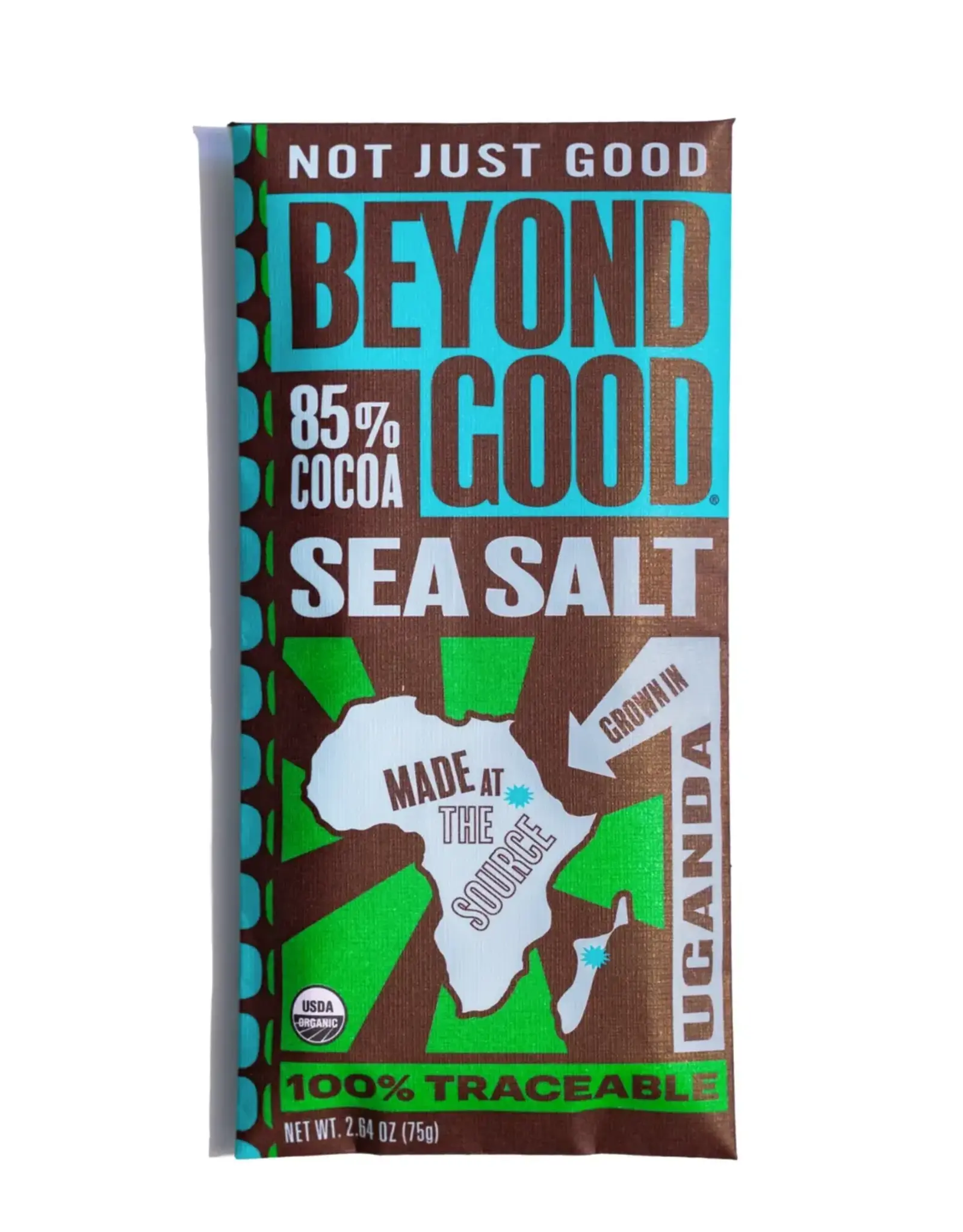 85% Sea Salt Dark Chocolate, Uganda