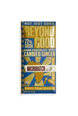Microbatch, 72% Cocoa Dark Chocolate with Candied Ginger